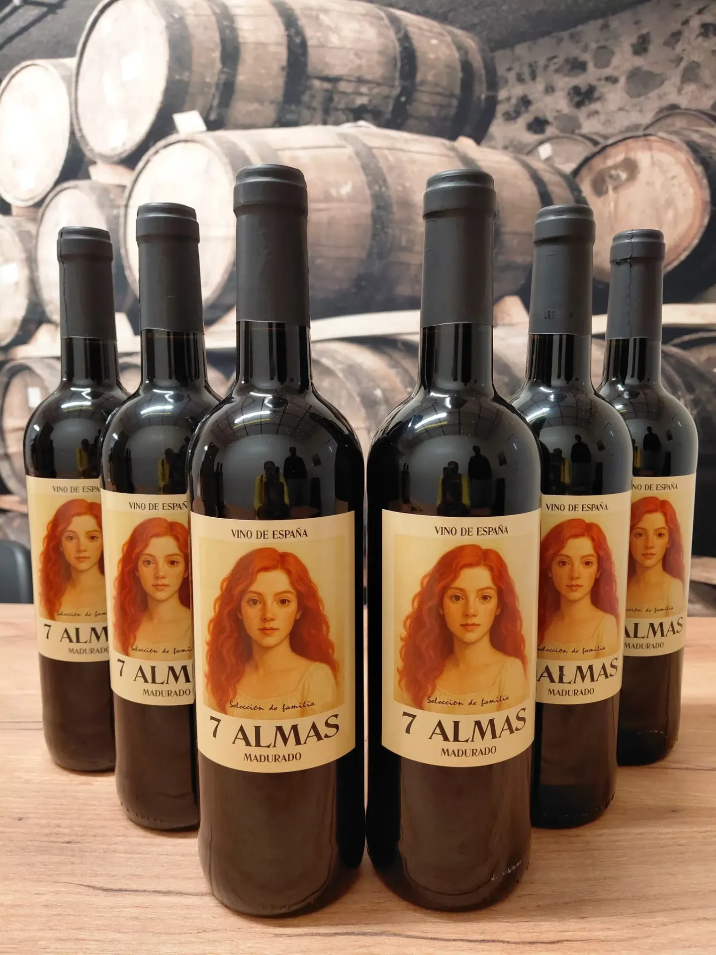 [68436630660040] 7 Almas Tinto Madurado - Caja de 6 botellas 750ml