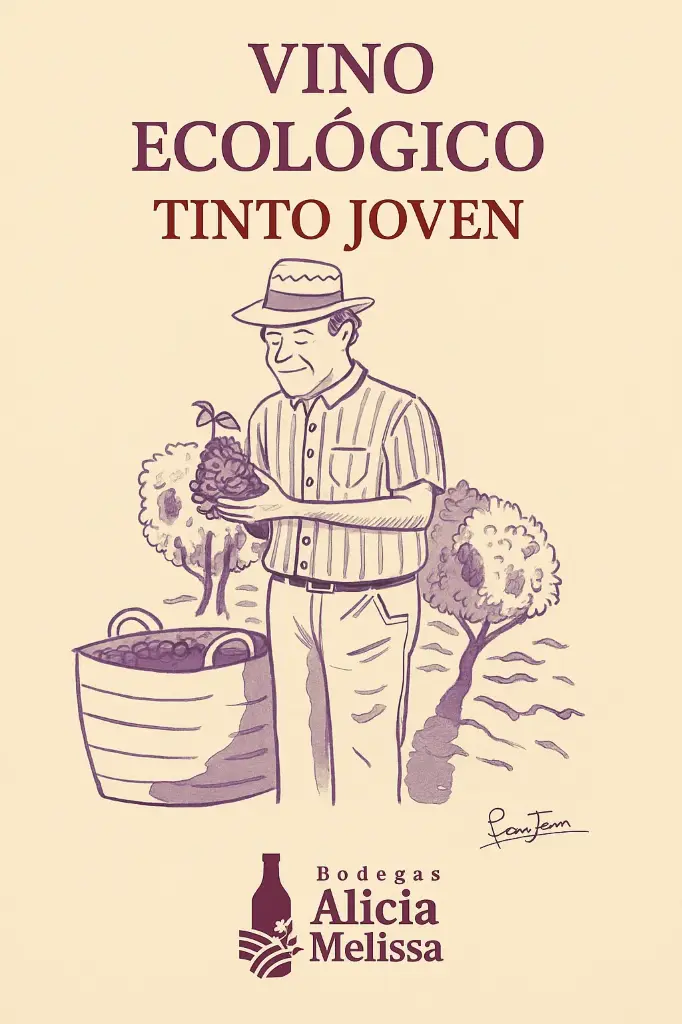 [VE-TJ-750] Vino Ecológico Tinto Joven 750ml