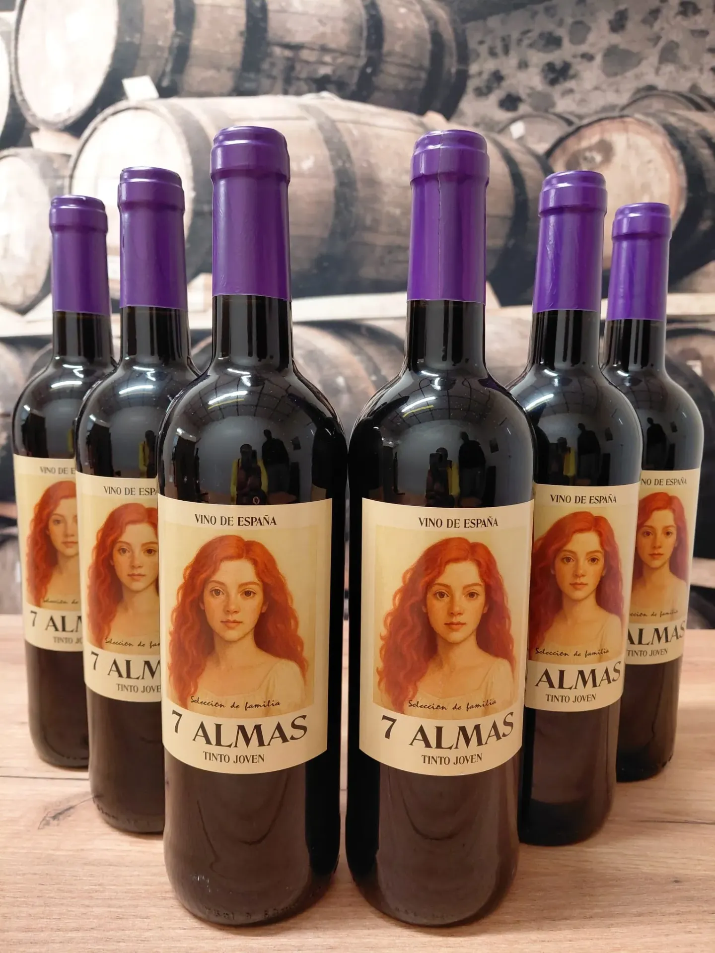 [68436630660033] 7 Almas Tinto Joven - Caja de 6 botellas 750ml